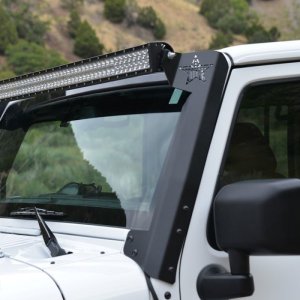Jeep JK Light Brackets - A Pillar - Rock Slide Engineering - 50In Led - `07-`18 Jeep JK Light Brackets - A Pillar - Rock Slide Engineering - 50In Led - `07-`18
